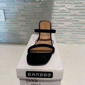 Bamboo Black Women's Sandals